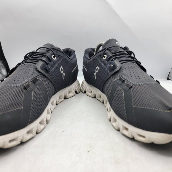 On Cloud 5 Mens 11 Black Athletic Shoes Running Walking Comfort Casual Outdoors - Picture 2 of 14